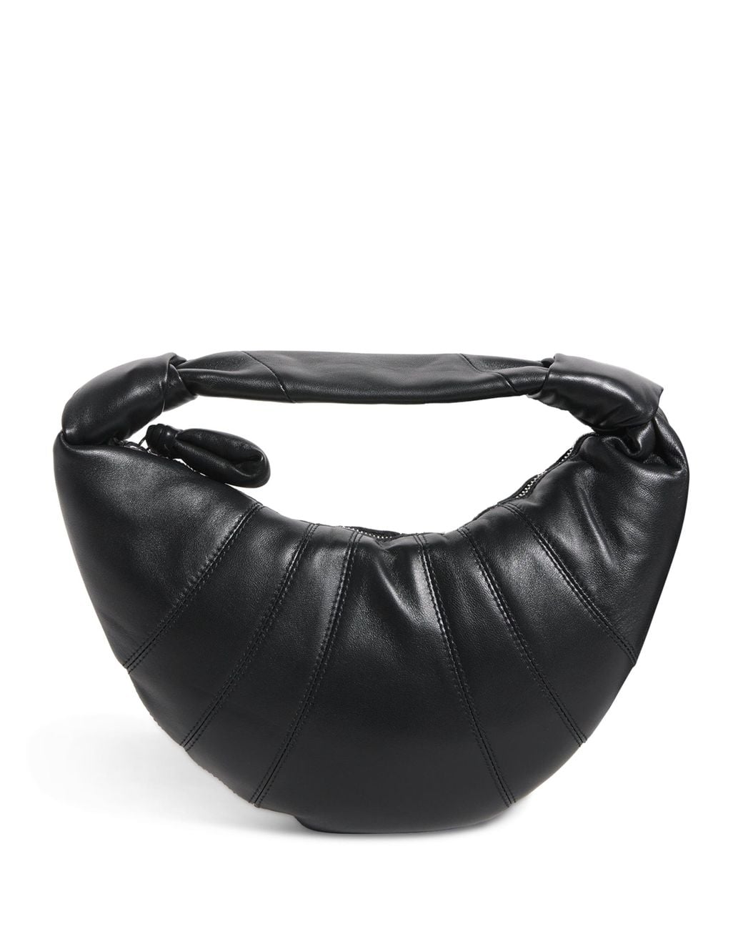 Lemaire Black Mini Lambskin Fortune Croissant Shoulder Bag