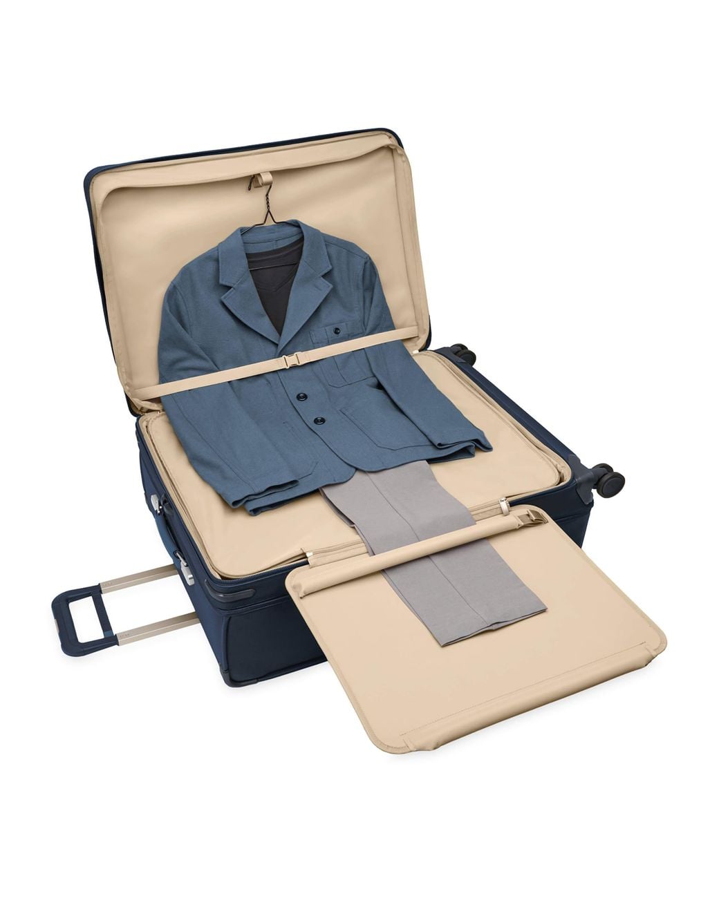 Briggs & Riley Blue Baseline Extra Large Expandable Spinner Suitcase