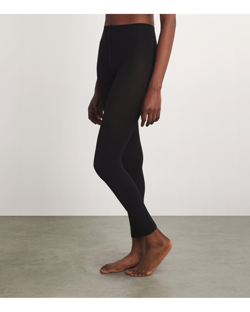 Falke Black Pure Matte 100 Leggings