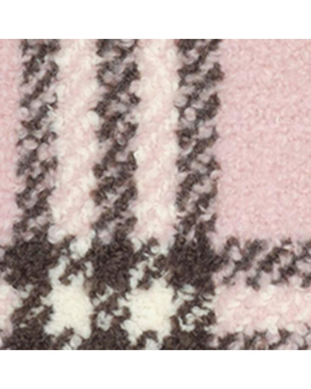 Burberry Pink Alpaca-Wool Bouclé Scarf