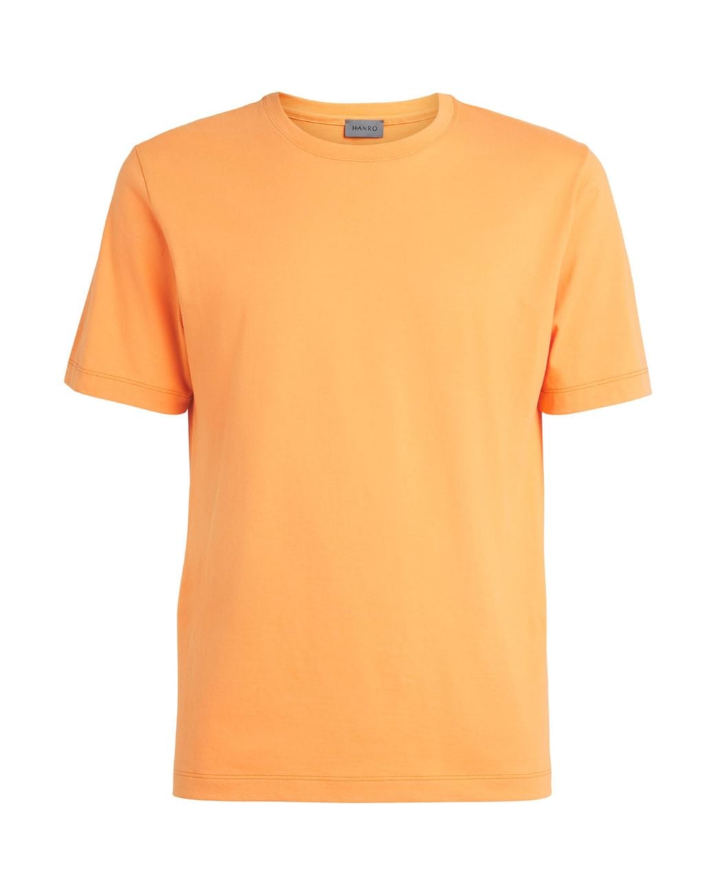 Hanro Orange Cotton Living T-Shirt for men