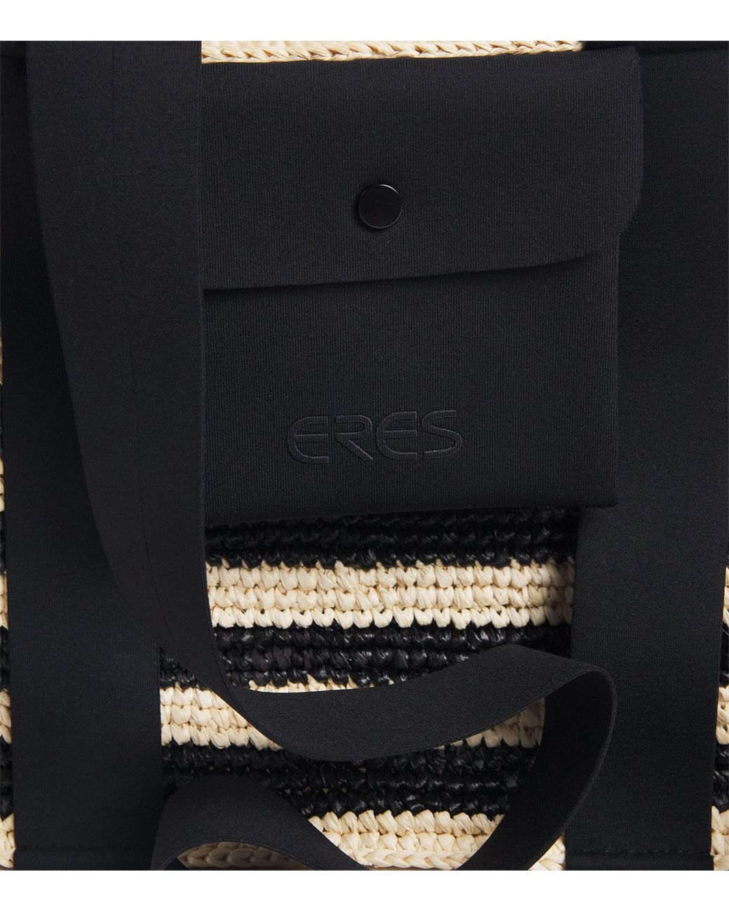 Eres Black Mini Rattan Voyager Top-Handle Bag