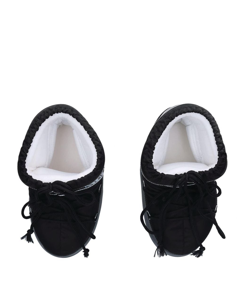 Moon Boot Black Icon Low 2 Lace-Up Nylon Snow Boots