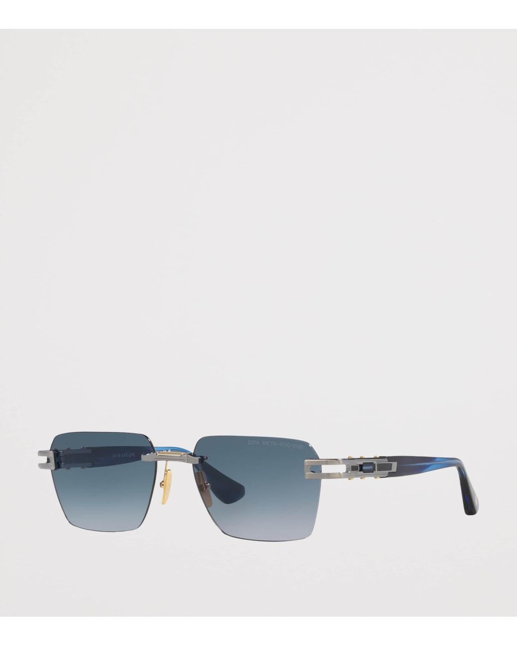 Dita Eyewear Blue Meta-Evo One Square Sunglasses
