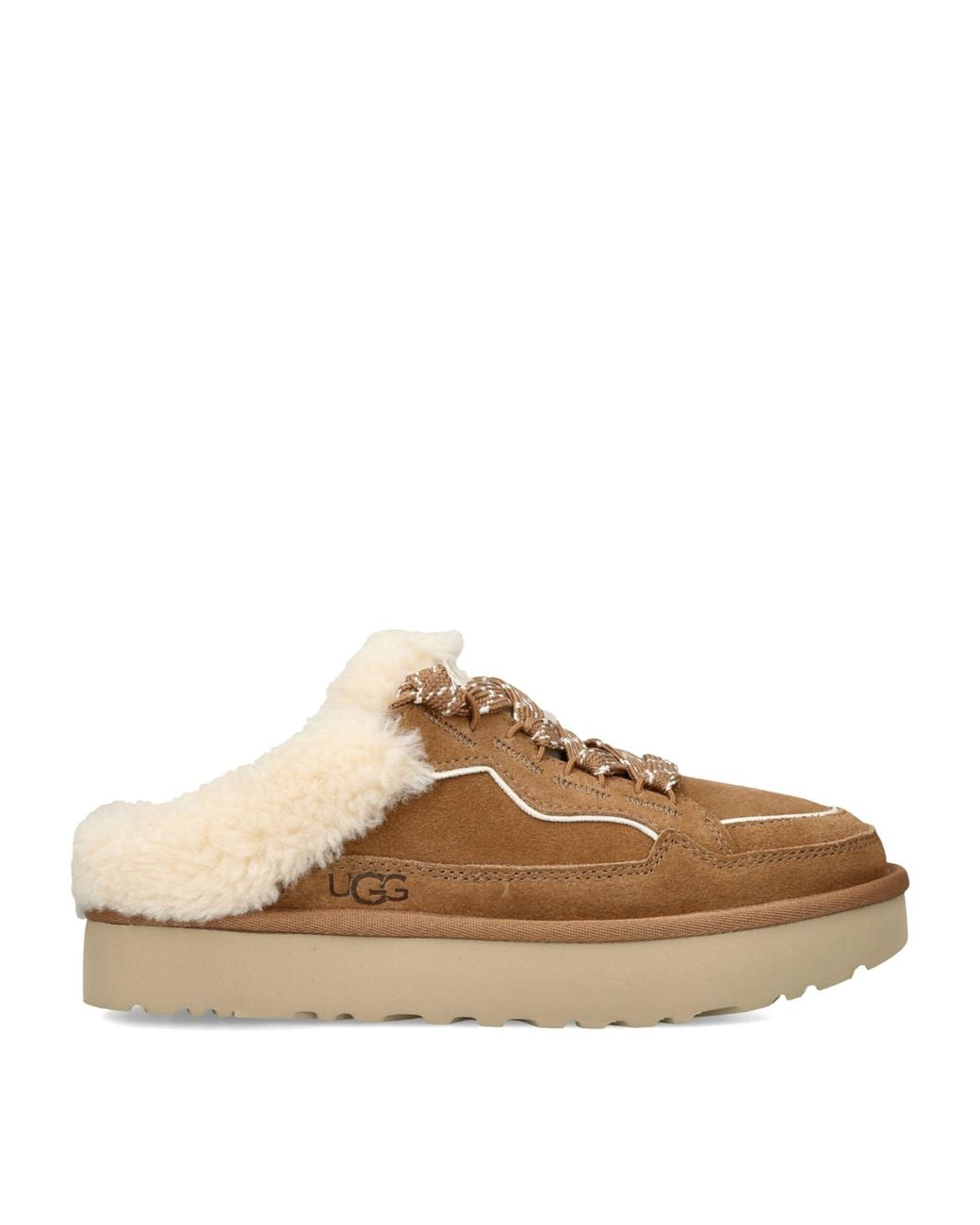 Ugg Brown Suede Lowmel Mules