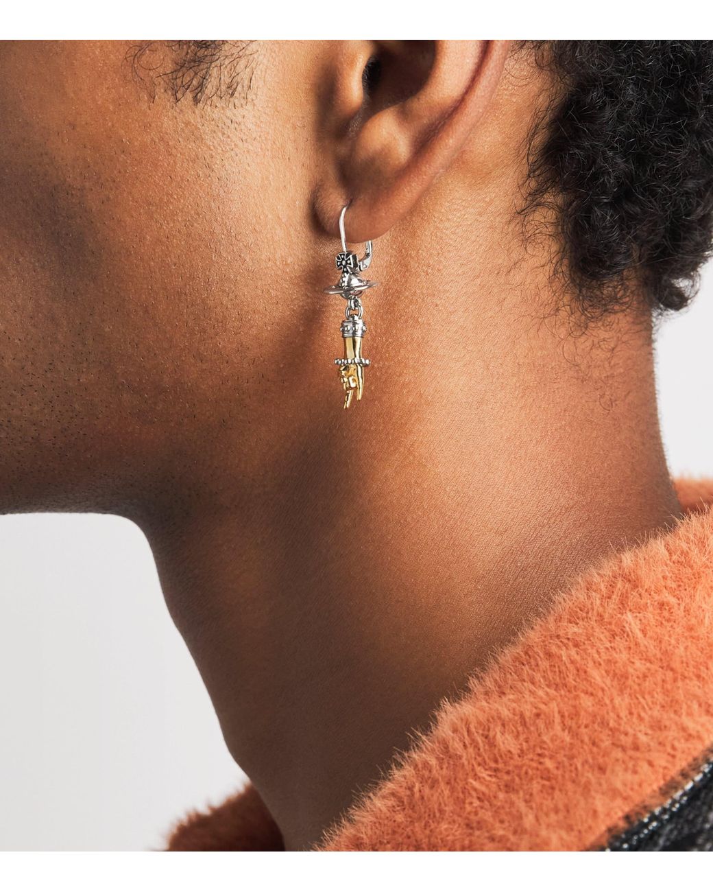 Vivienne Westwood Natural Anatoly Earring for men
