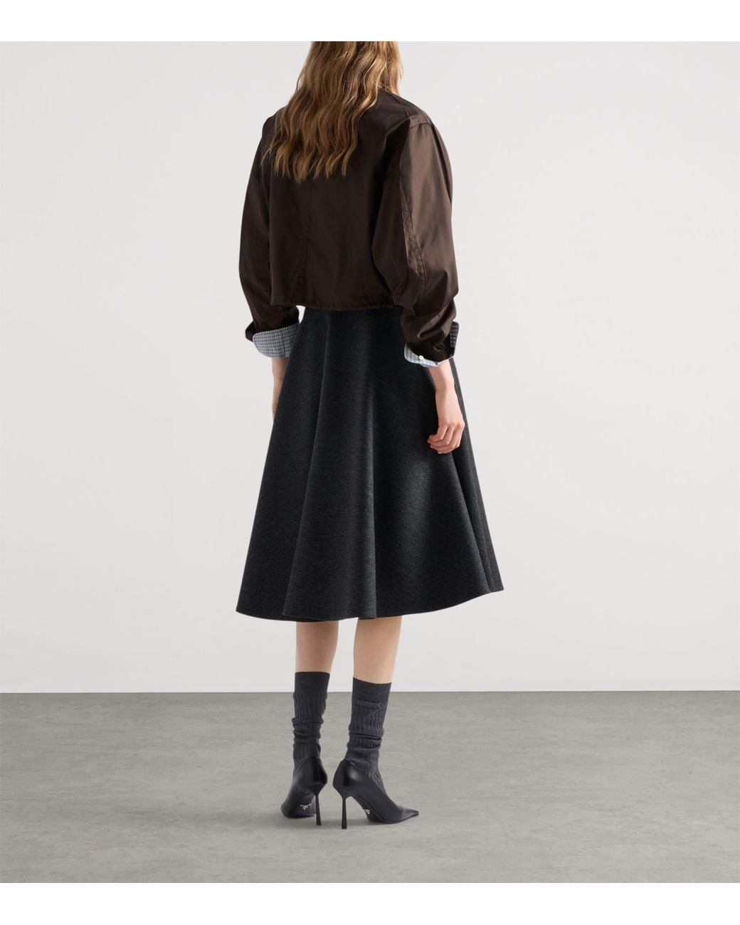 Prada Brown Re-Nylon Triangle Jacket