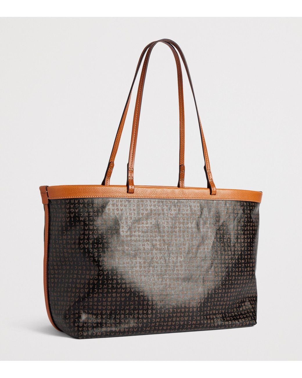 Balenciaga Black Medium Coated Canvas Select Tote Bag