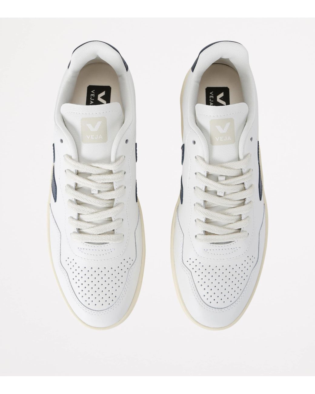 Veja Blue Leather V-90 Sneakers for men