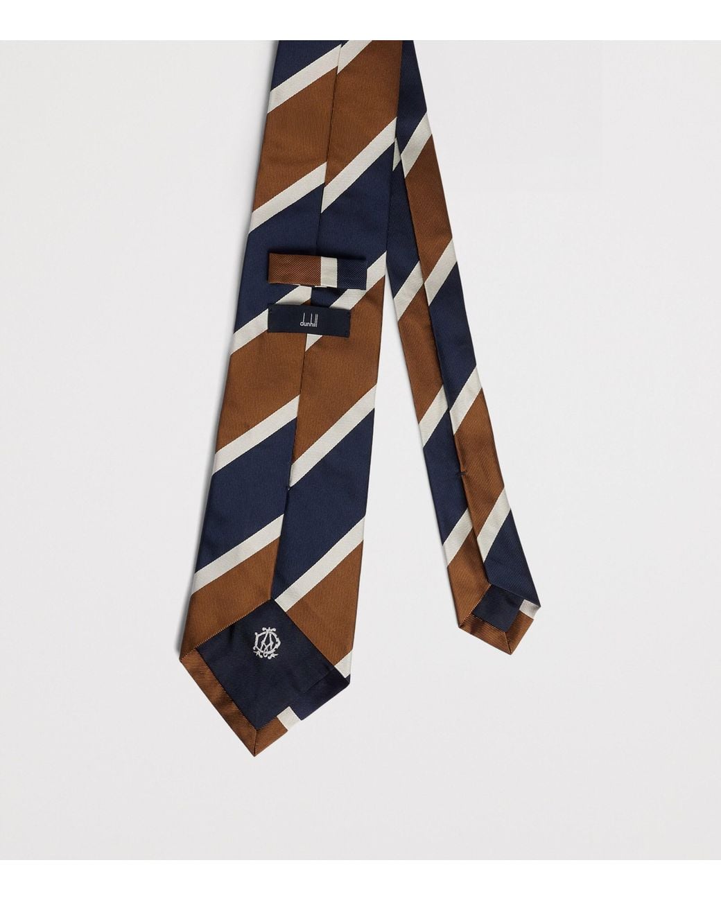 Dunhill Blue Silk Printed Tie for men