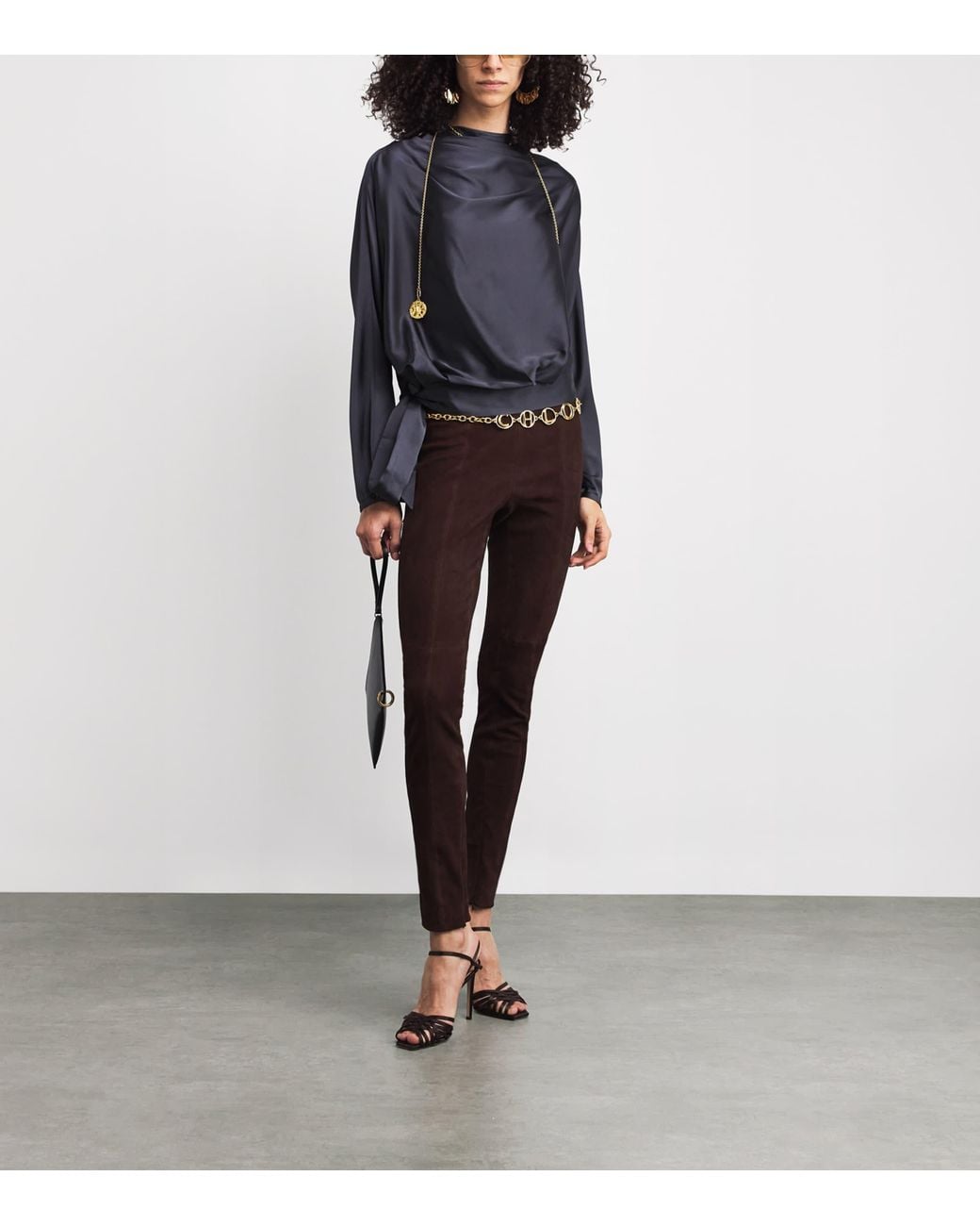 Chloé Metallic Script Jewellery Belt