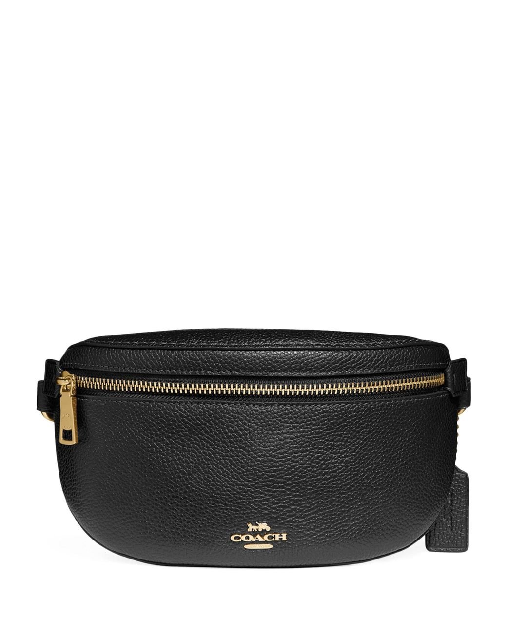 COACH Leather Bethany Belt Bag in Black Lyst