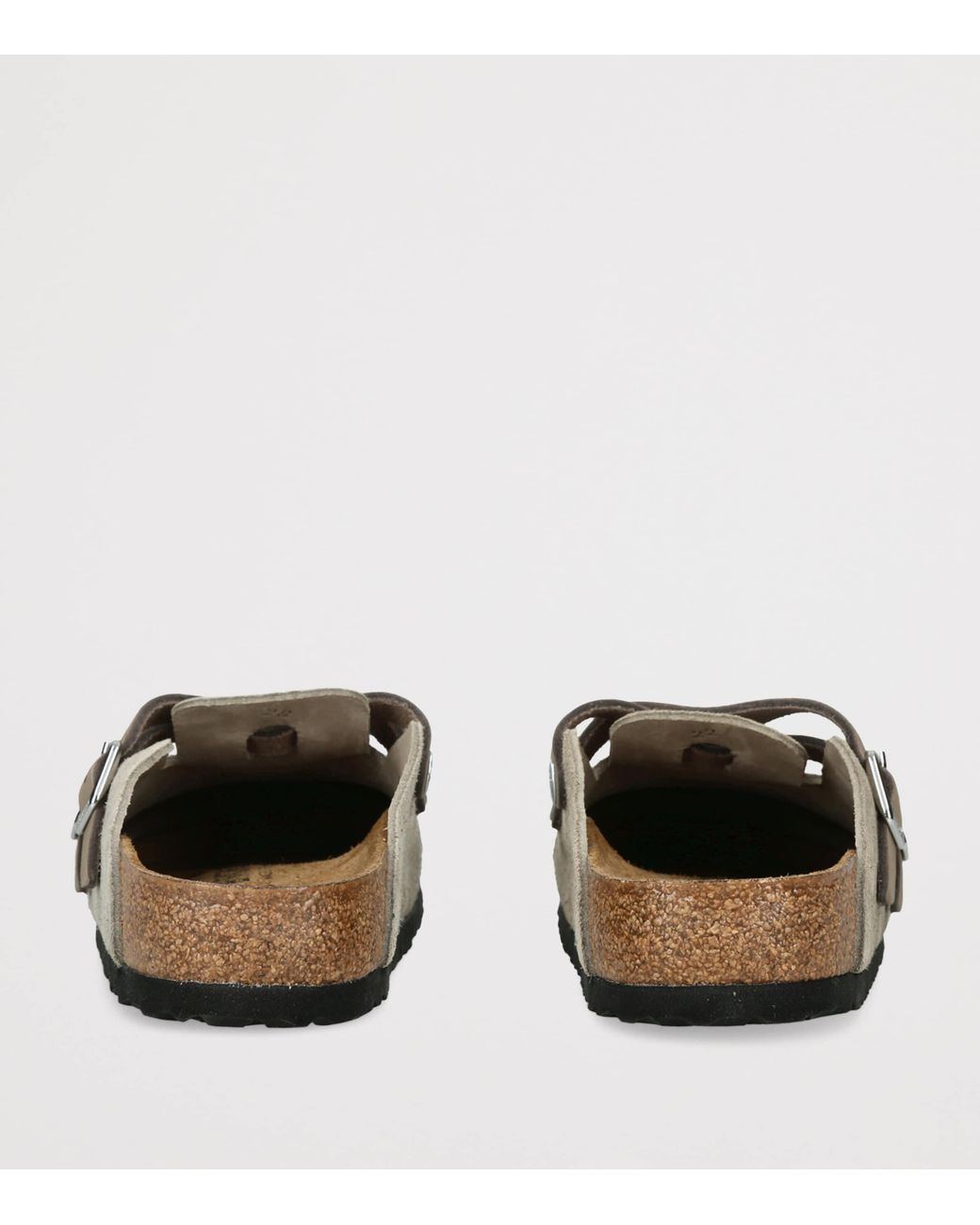 Birkenstock White Suede Blair Clogs