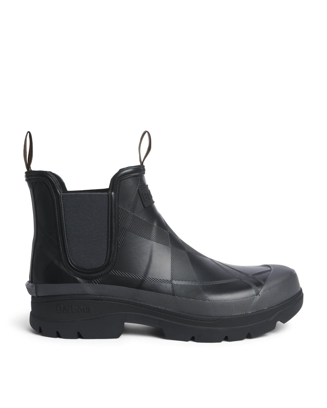 Barbour Black Breacon Chelsea Ankle Wellington Boots for men