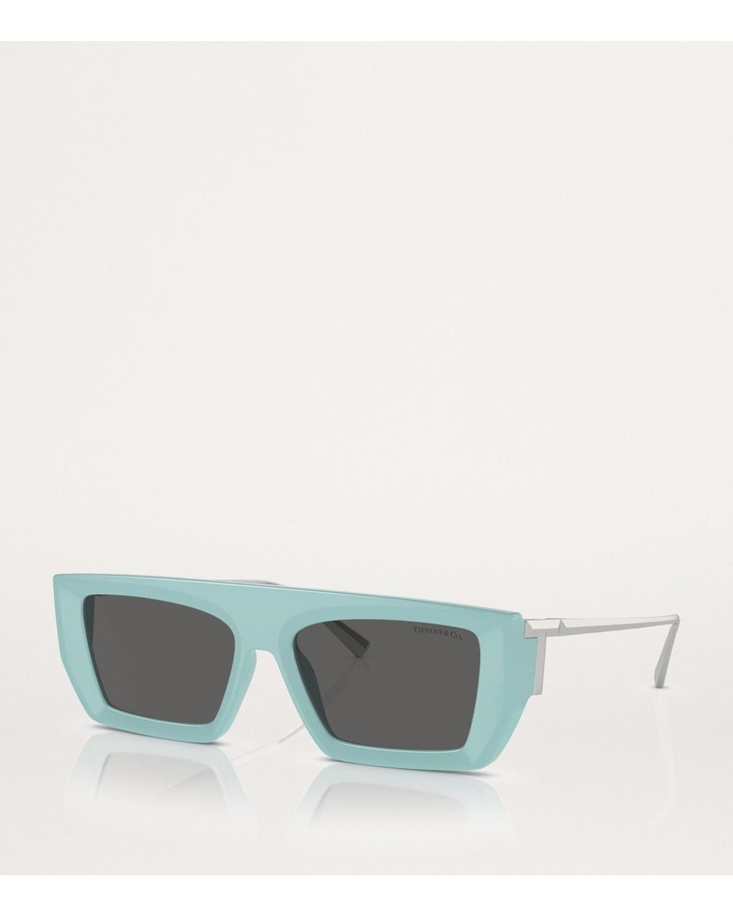 Tiffany & Co Gray Injected Rectangular Sunglasses