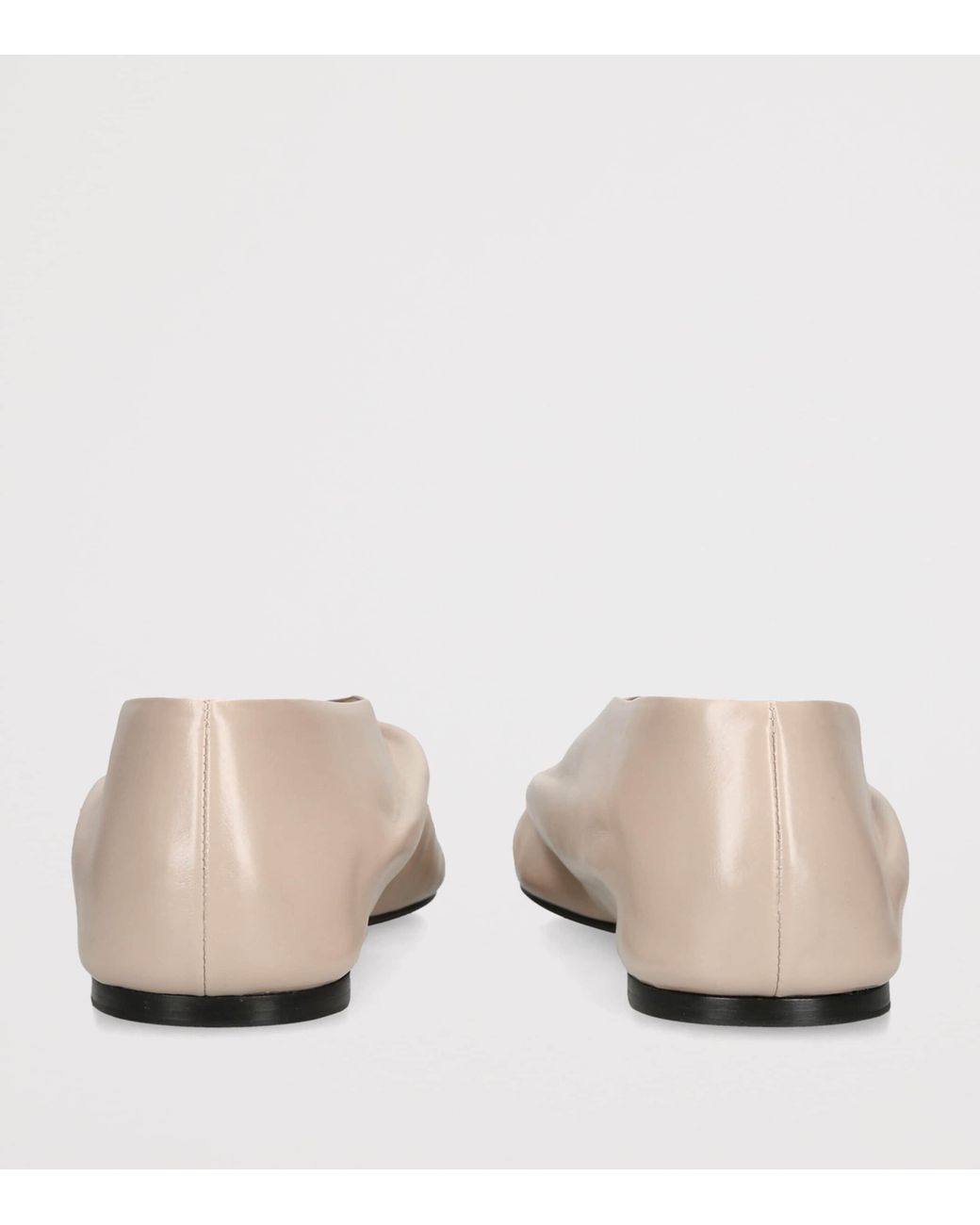 Khaite Natural Leather Miriam Ballet Flats