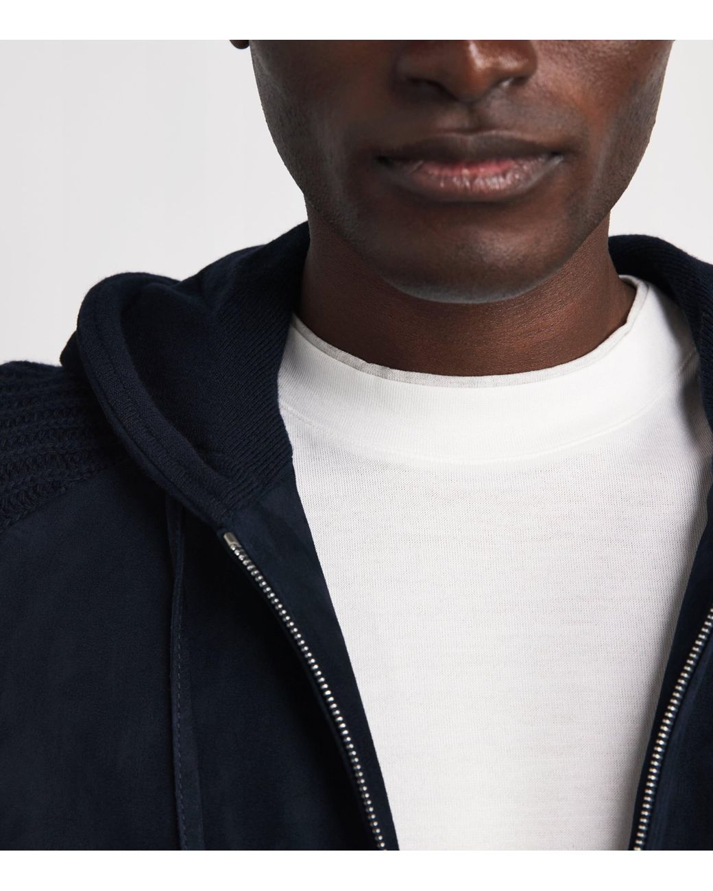 Eleventy White Giza Cotton Layered T-Shirt for men