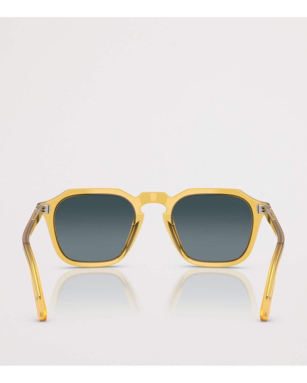 Persol Blue Acetate Square Sunglasses