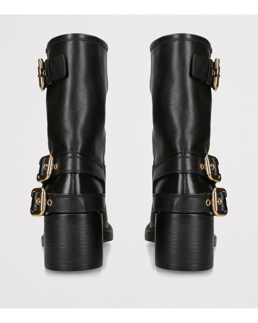 Chloé Black Leather Dakota Ankle Boots 60
