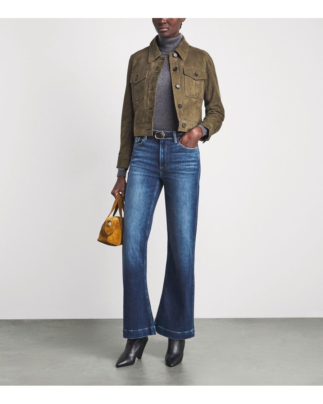 PAIGE Blue Leenah Bootcut Jeans
