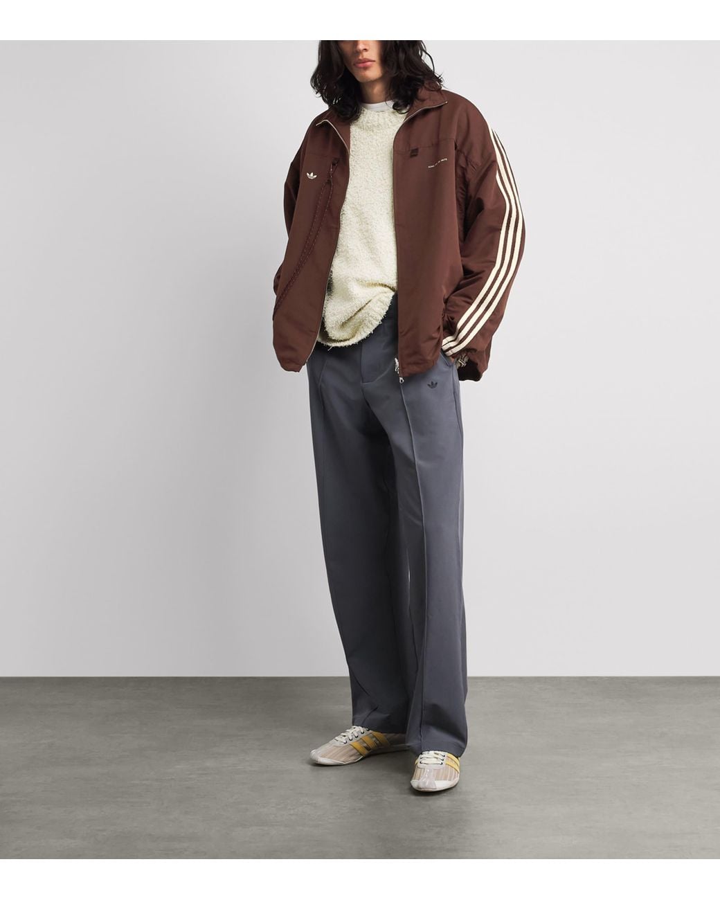 Adidas Brown X Song For The Mute Track Jacket for men