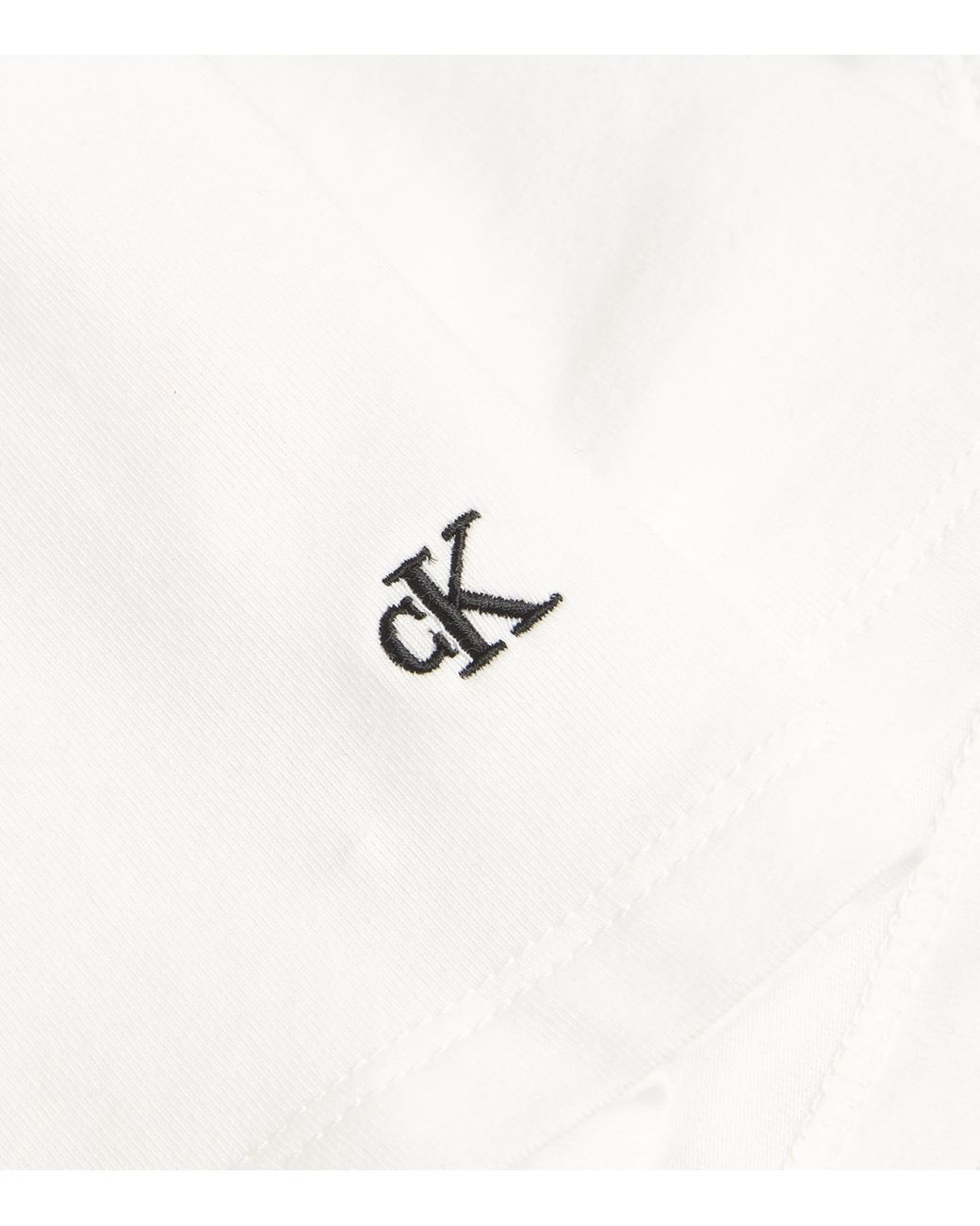Calvin Klein White Stretch-Cotton T-Shirts for men