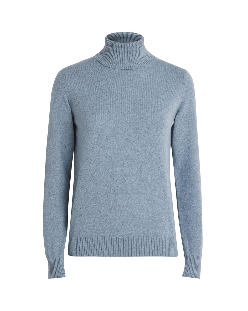Colombo Blue Cashmere Rollneck Sweater