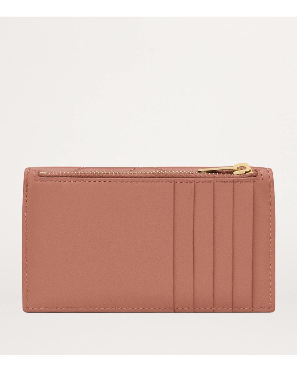 Saint Laurent Pink Leather Fragments Flap Card Holder
