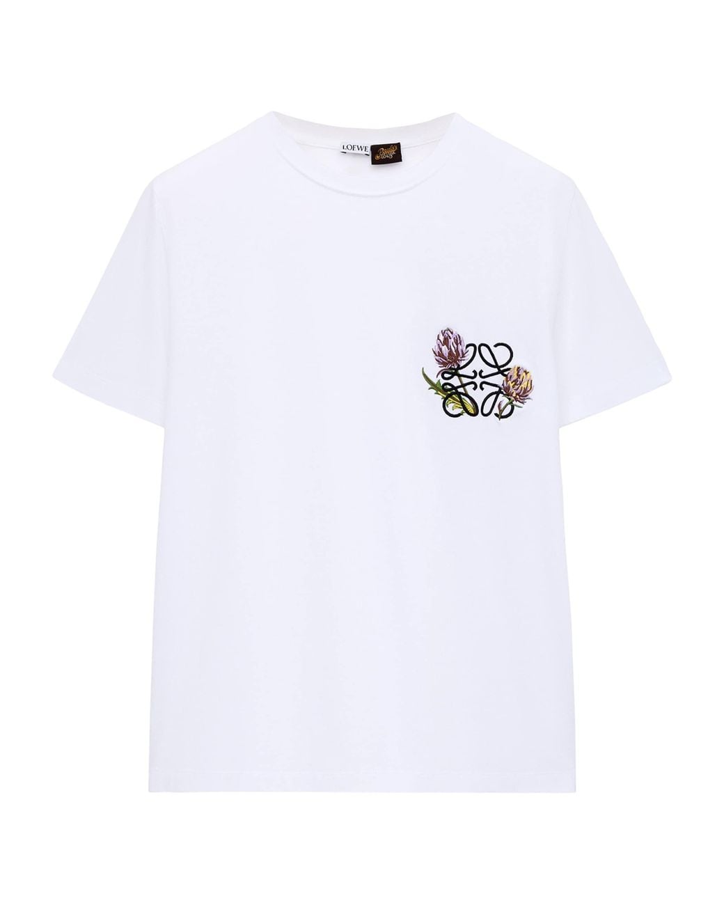 Loewe White X Paula's Ibiza Stretch-Cotton Anagram T-Shirt