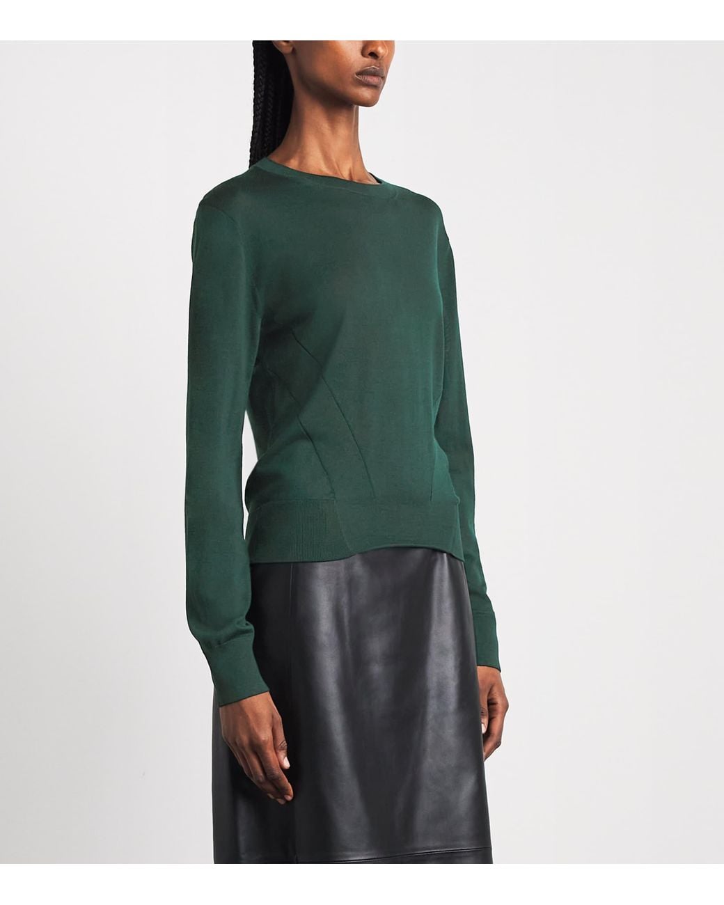 FFORME Green Merino Wool Mitchell Sweater