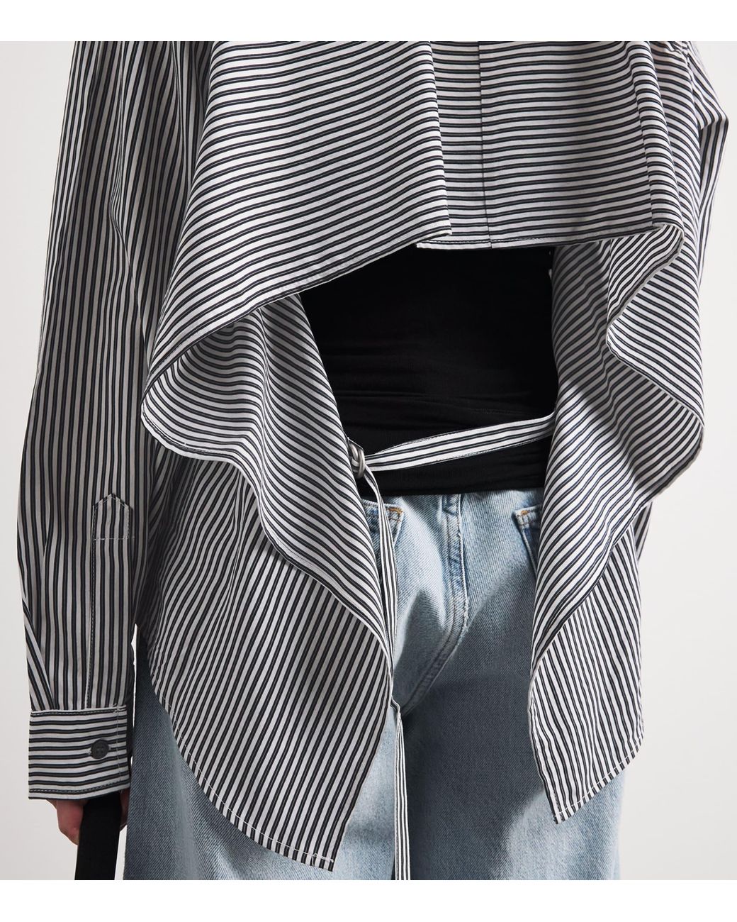 Agolde Gray Theo Denim Shirt