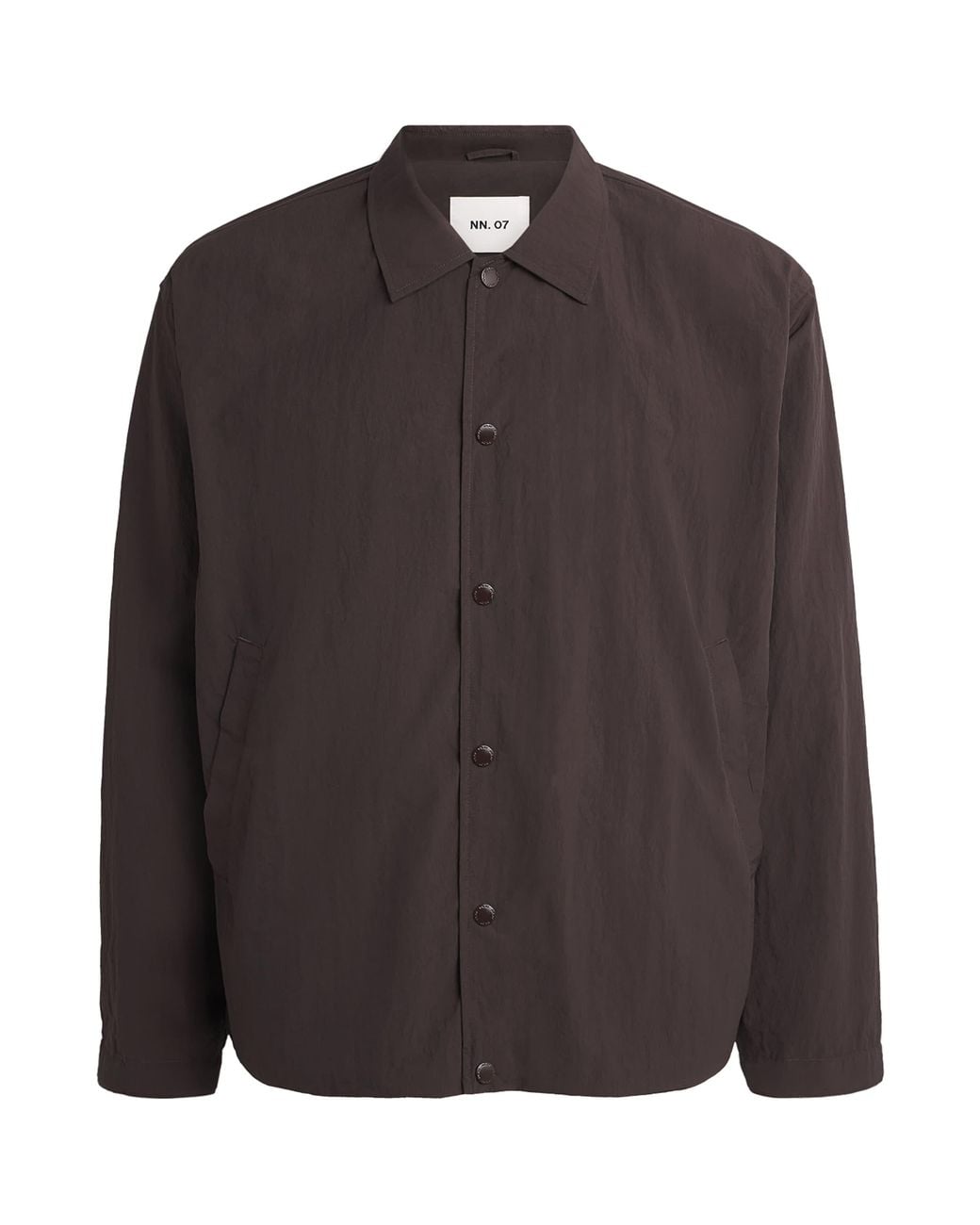 NN07 Brown Water-Repellent Fenton 80039 Shacket for men