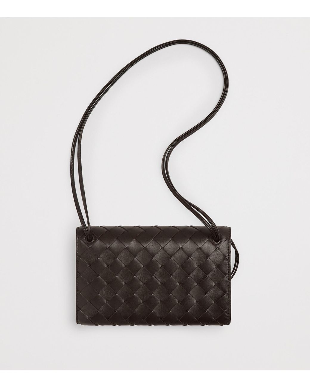 Bottega Veneta Black Leather Andiamo Shoulder Bag