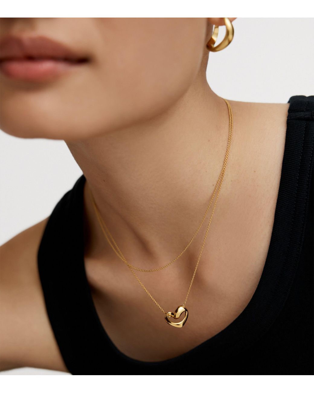 Monica Vinader Natural Vermeil Infinity Heart Necklace