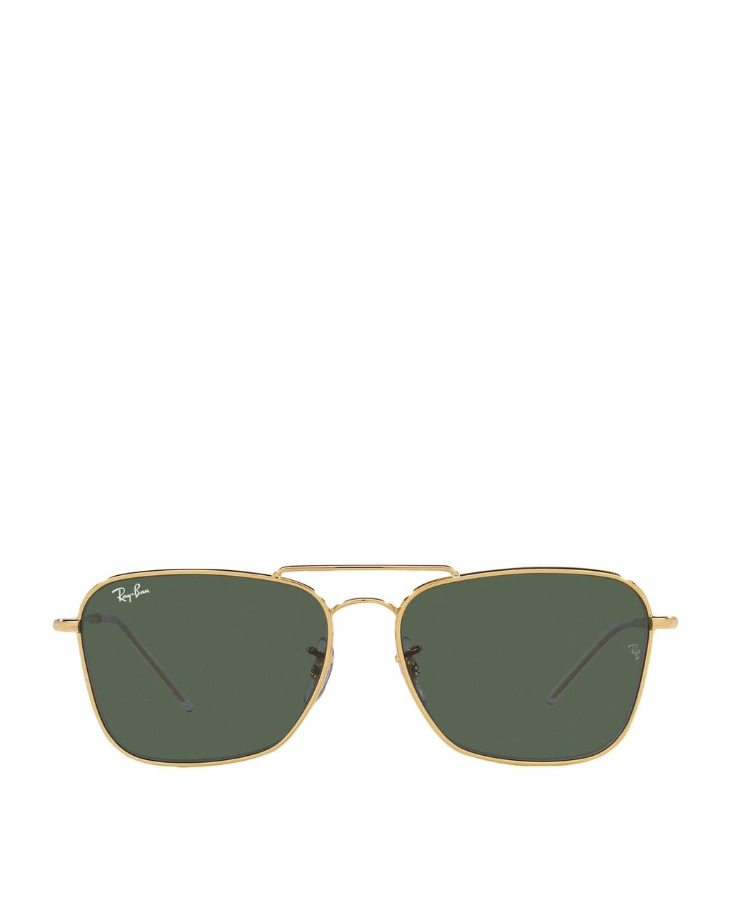 Ray-Ban Green Tone Square Sunglasses