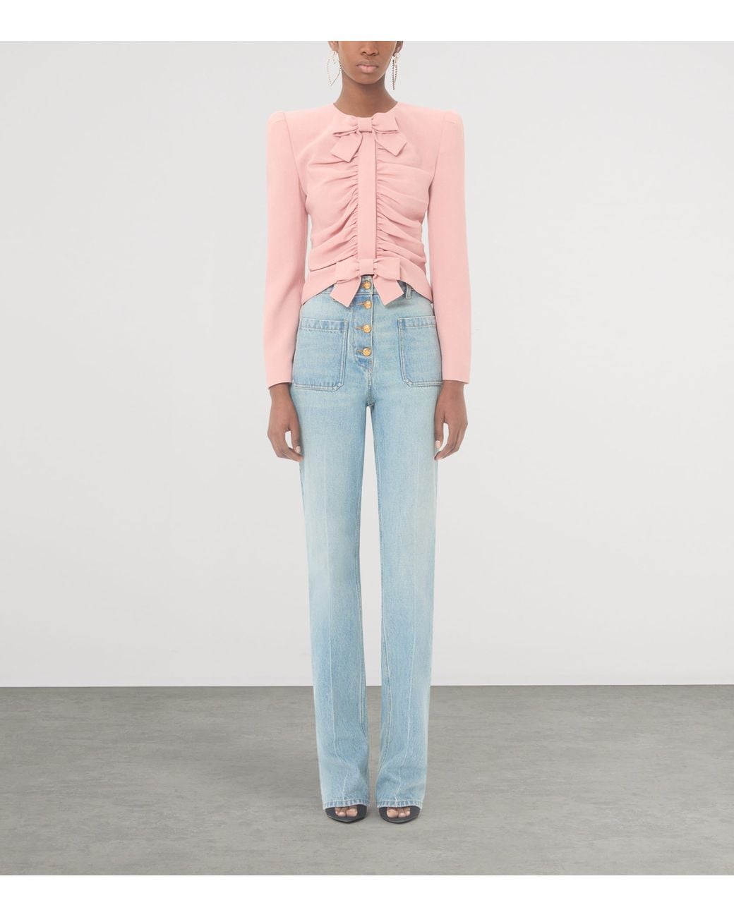 Valentino Blue Straight Leg Jeans