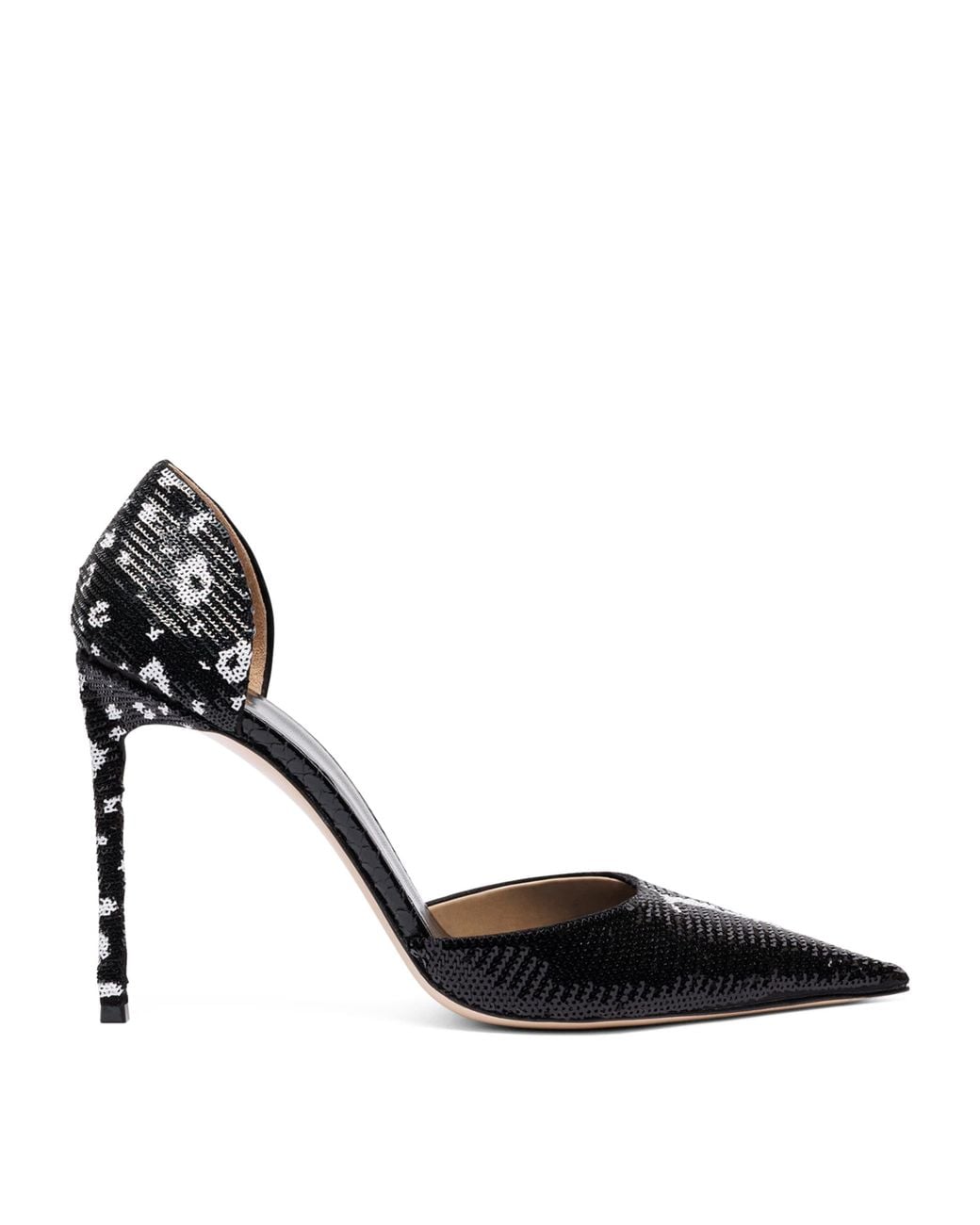 Tom Ford Black Sequinned Vertigo D'Orsay Pumps 105