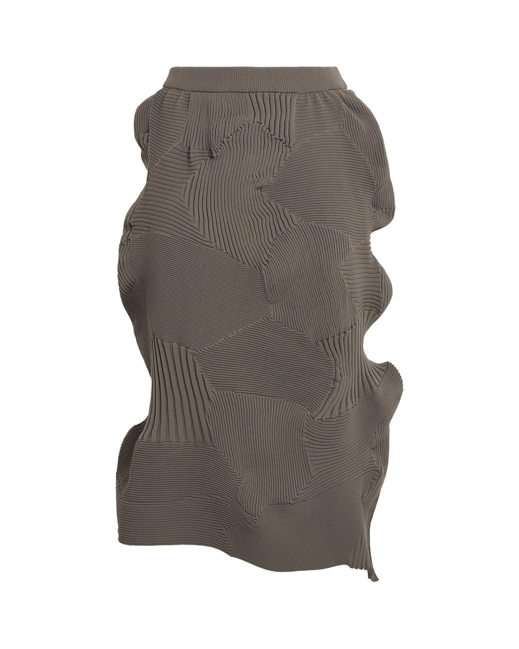 Issey Miyake Gray Kone Kone Midi Skirt