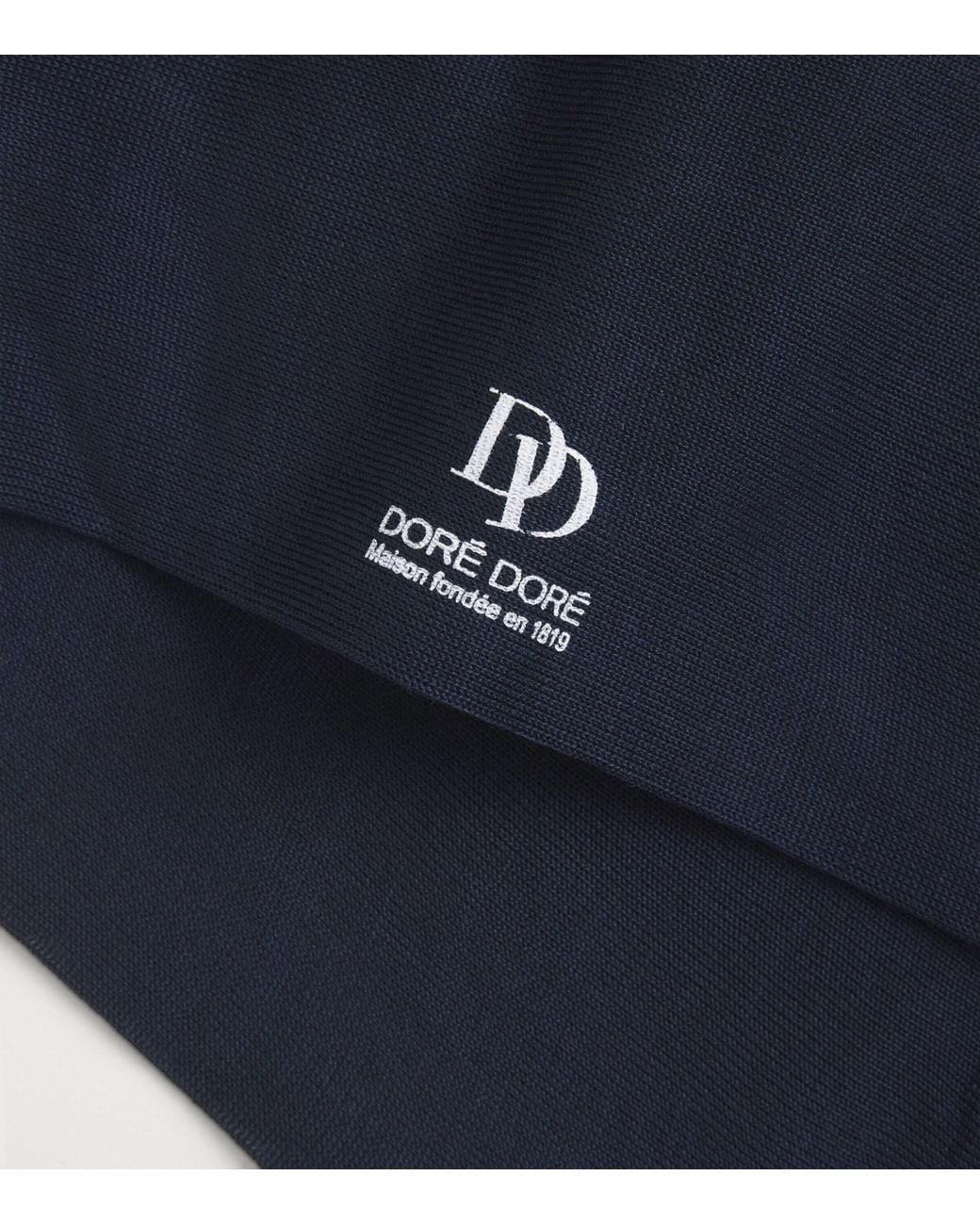 Doré Doré Blue Cotton Must Socks for men