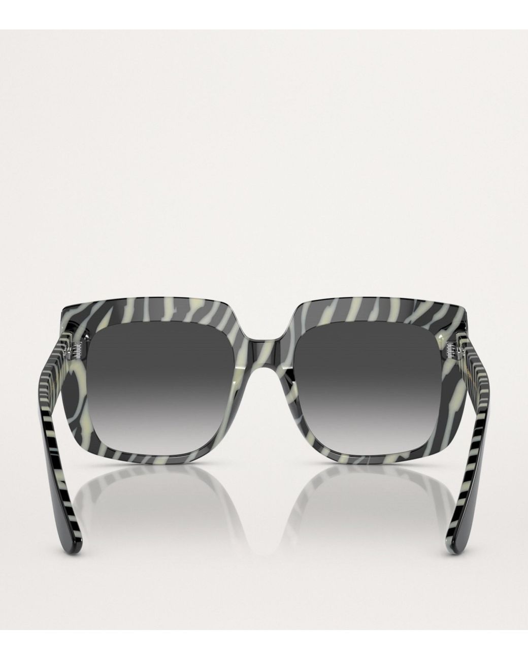 Dolce & Gabbana Black Acetate Square Sunglasses