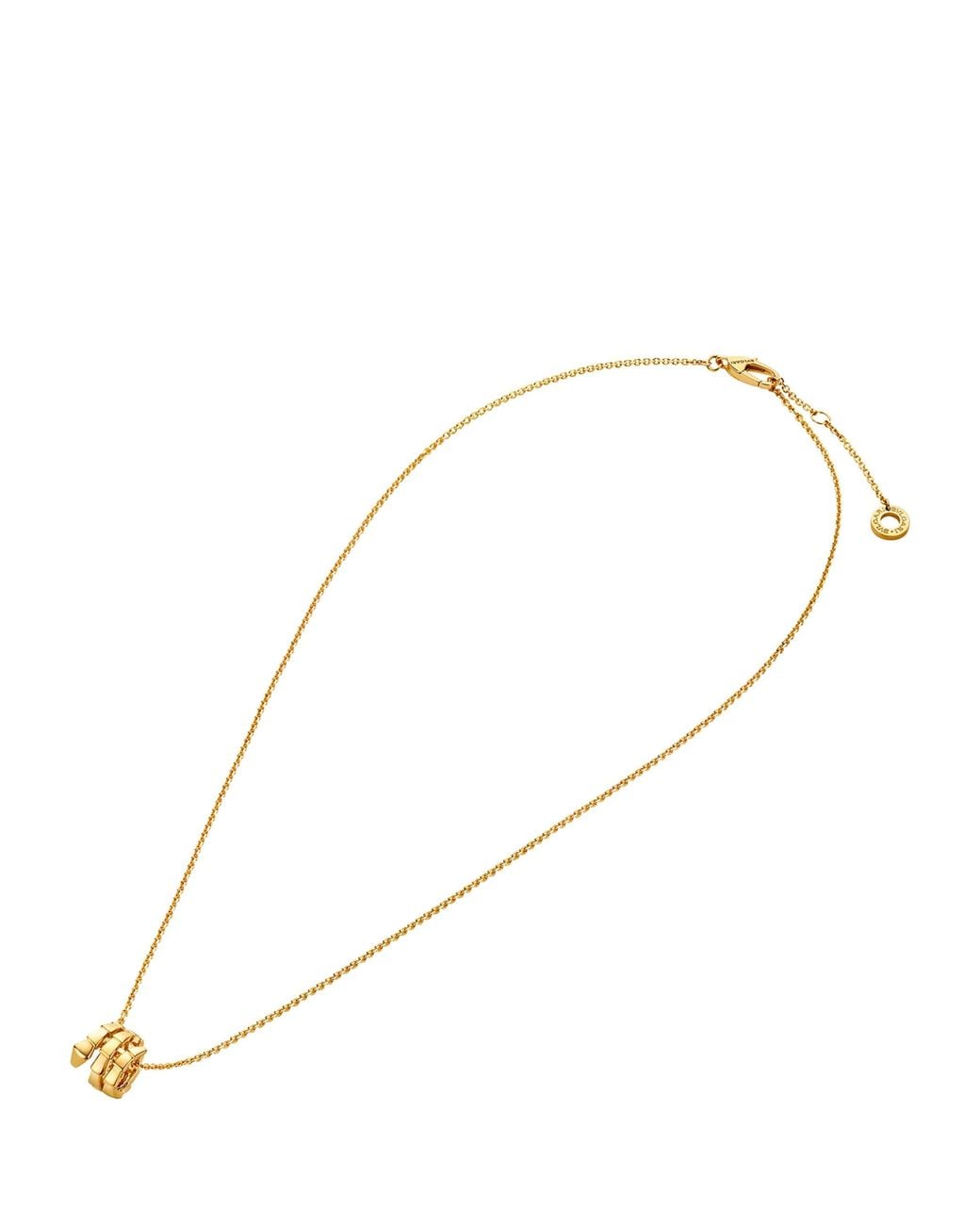 BVLGARI Metallic Serpenti Viper Pendant Necklace