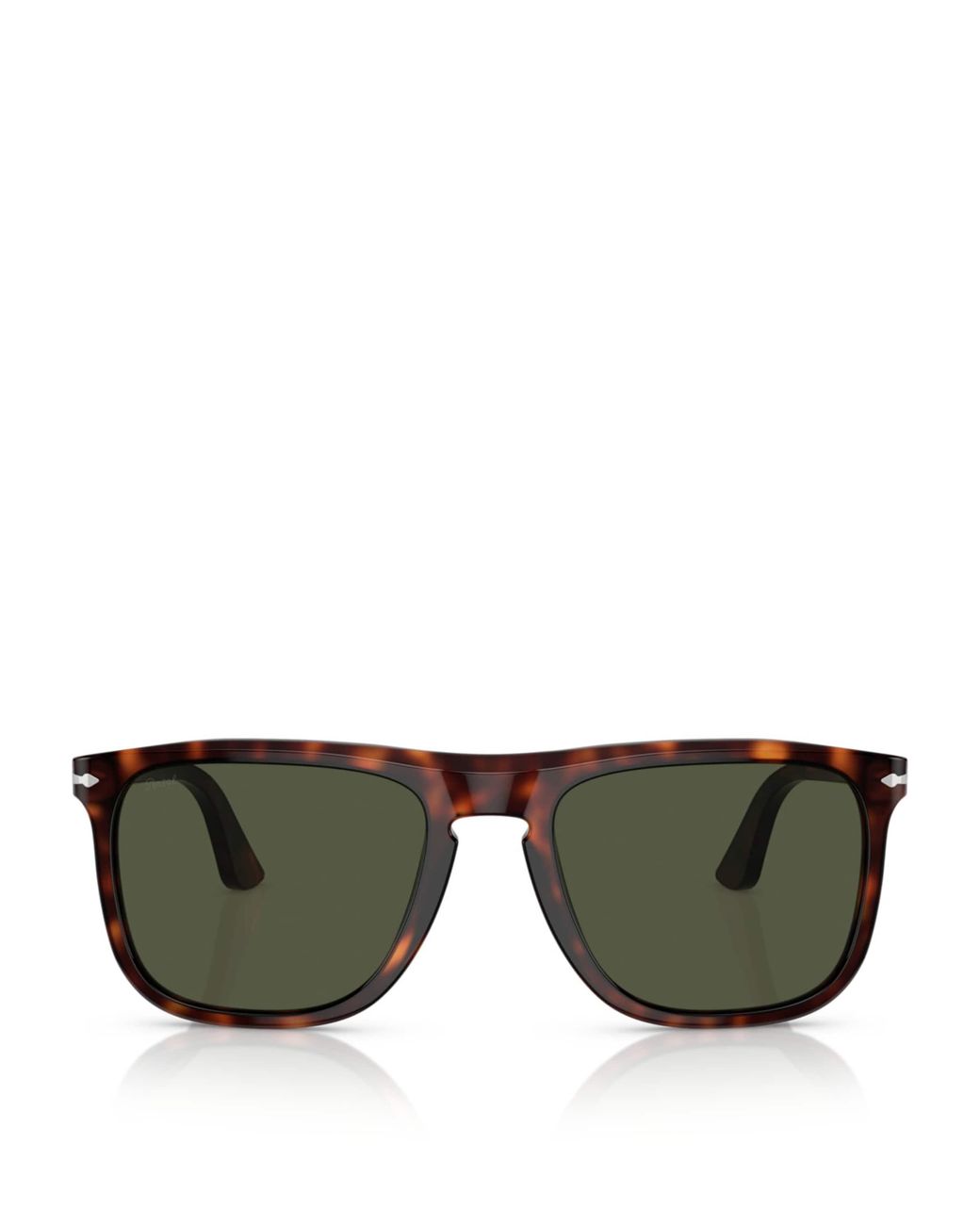 Persol Green Square Pilot Sunglasses