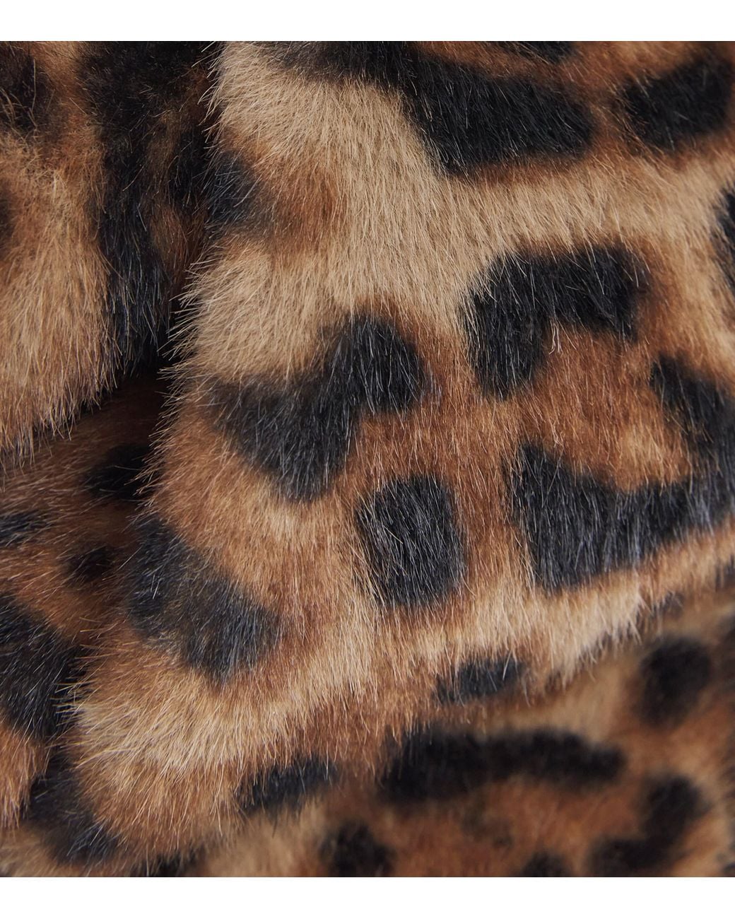 Source Unknown Brown Faux Fur Inko Scarf