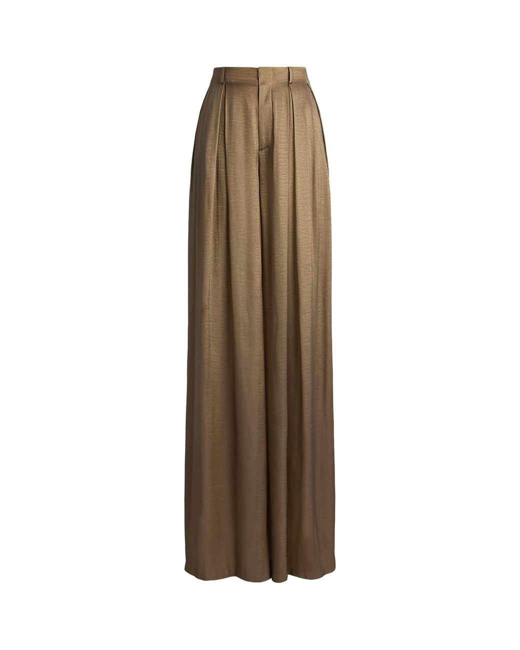 Ralph Lauren Natural Greer Wide-Leg Trousers