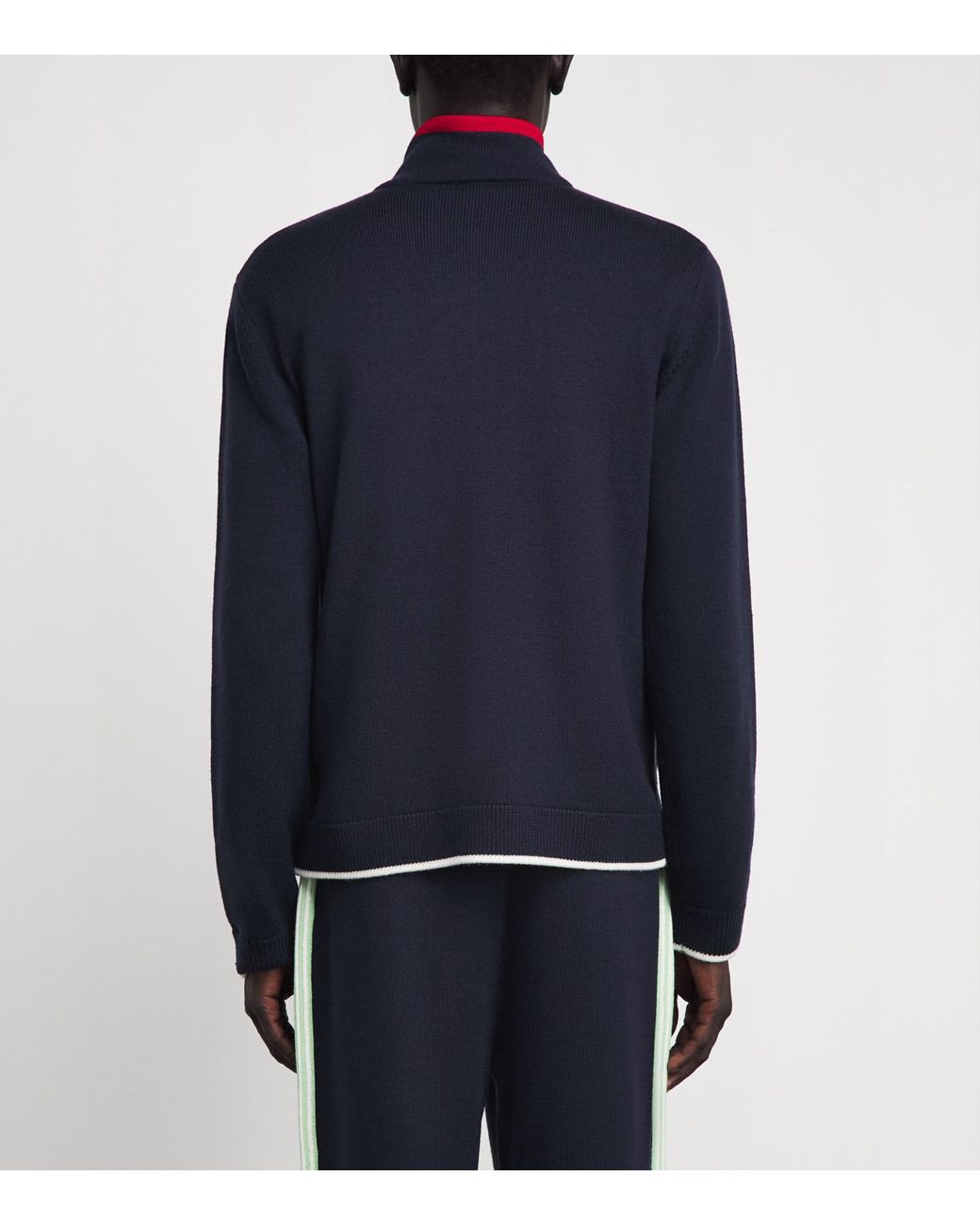 Casablanca Blue Merino Track Jacket for men
