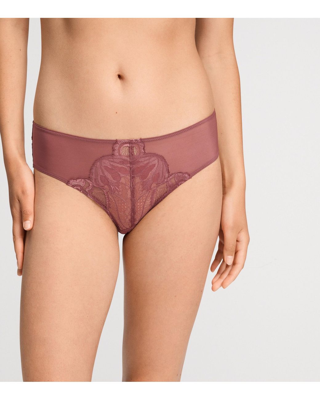 Hanro Pink Lysia Midi Briefs