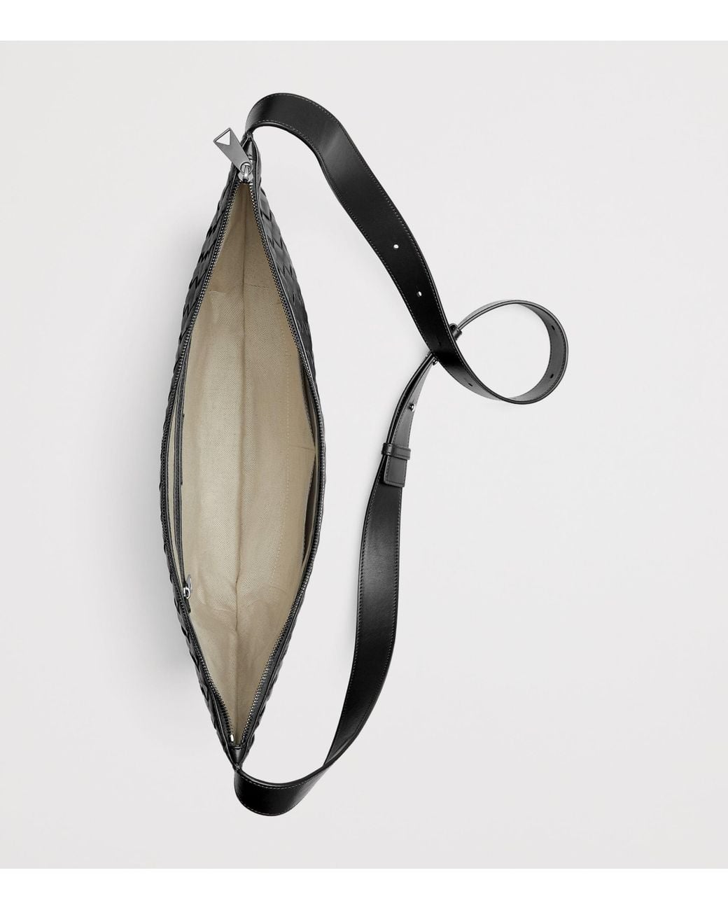 Bottega Veneta Black Leather Day Sling Bag