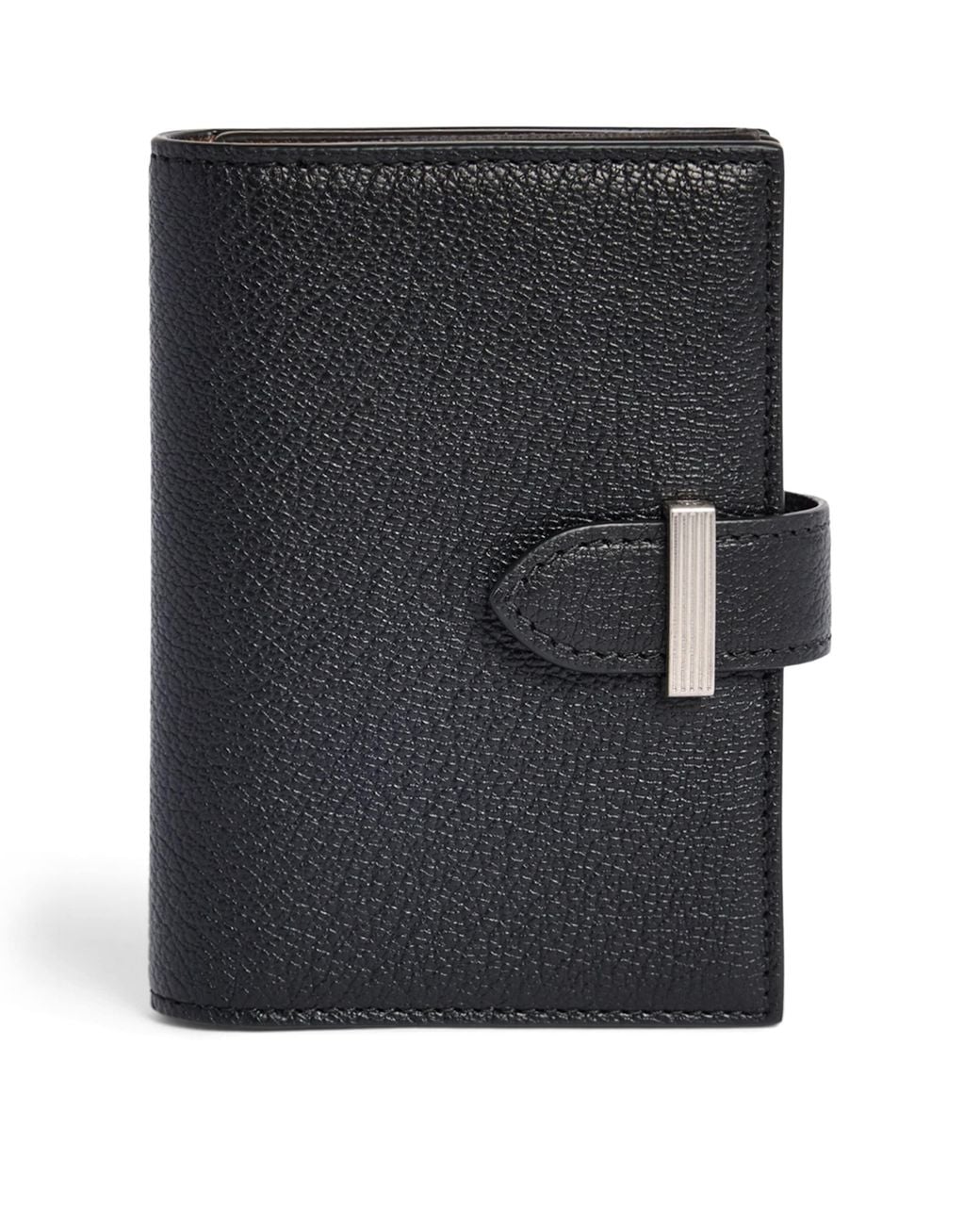 Dunhill Black Leather Alfred Card Holder for men