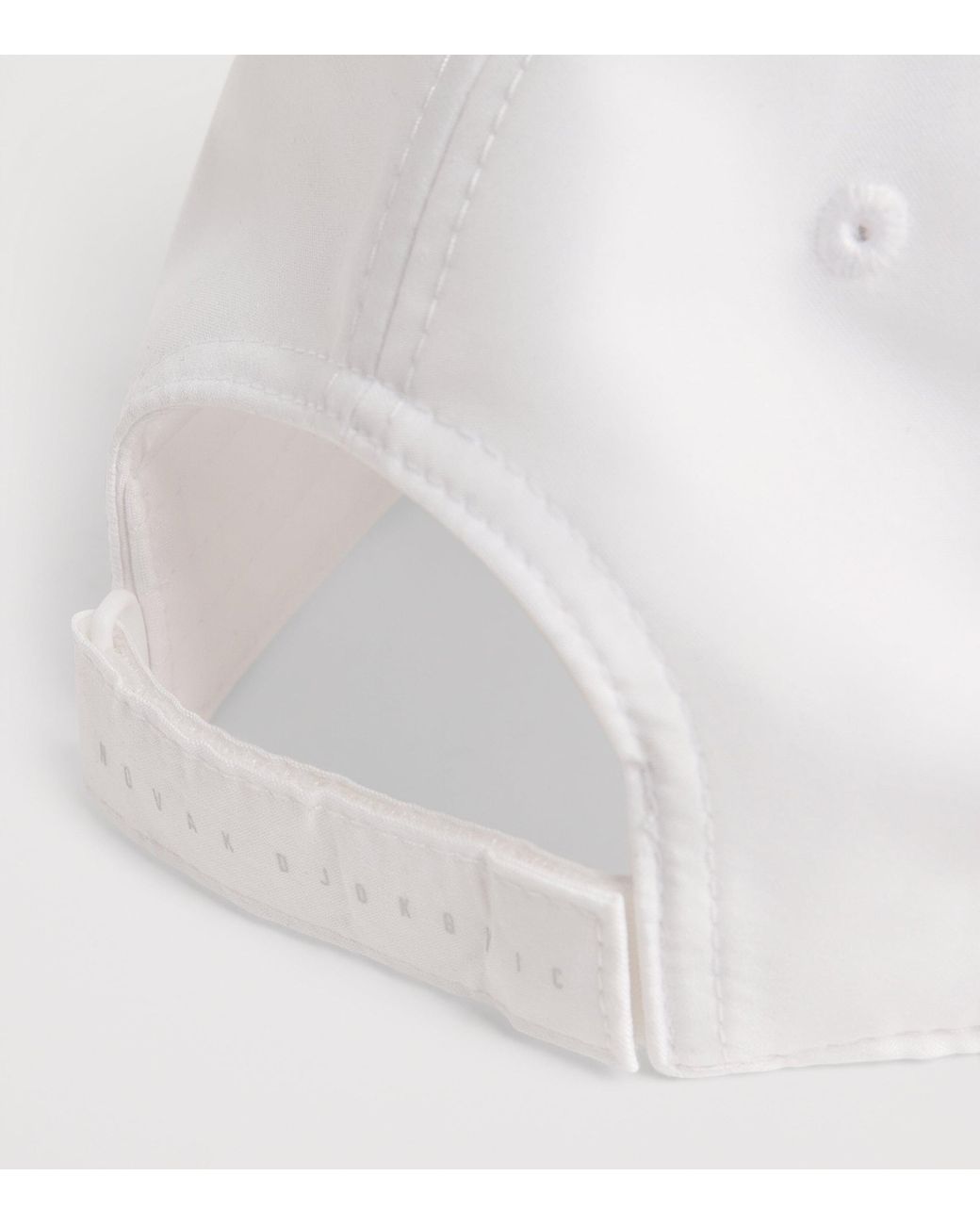 Lacoste White X Novak Djokovic Logo Cap for men