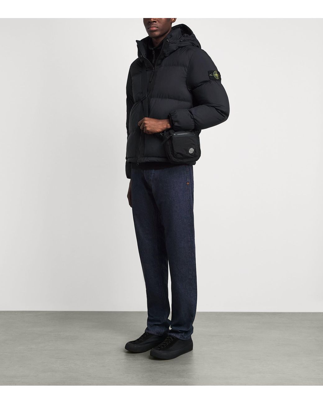 Stone Island Blue Straight Jeans for men